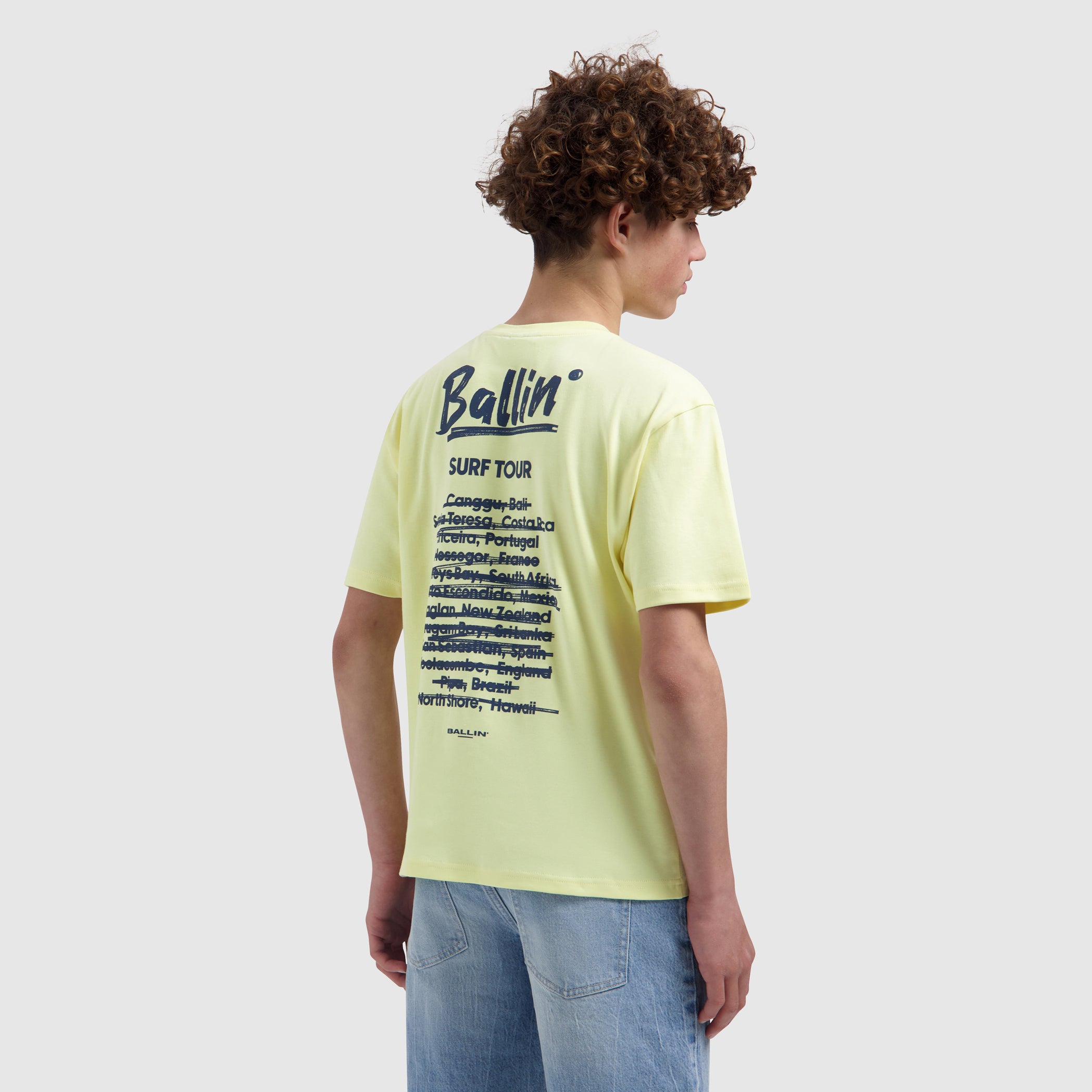 Junior Surf Tour T-shirt | Yellow