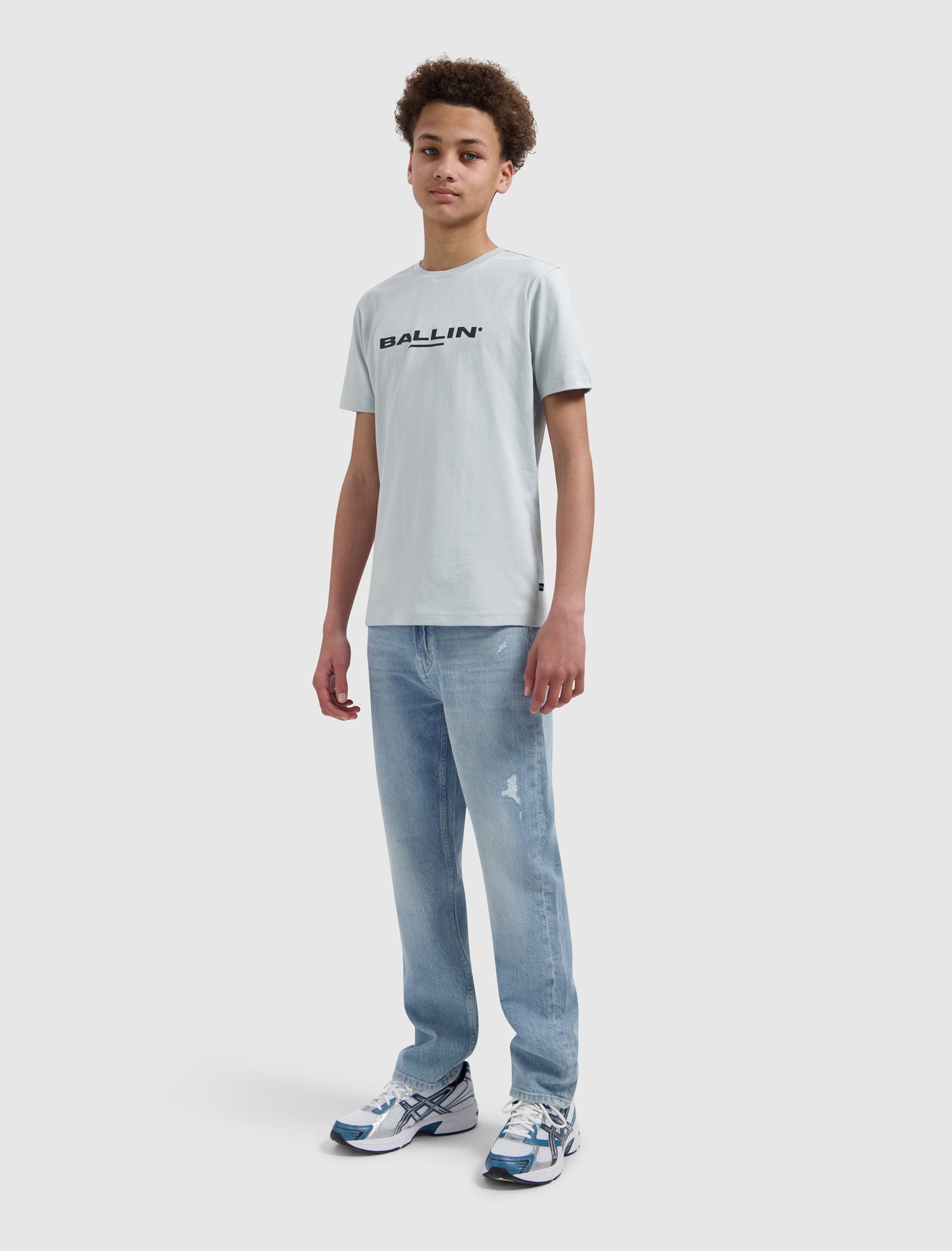 Junior Original Logo T-shirt | Light Grey