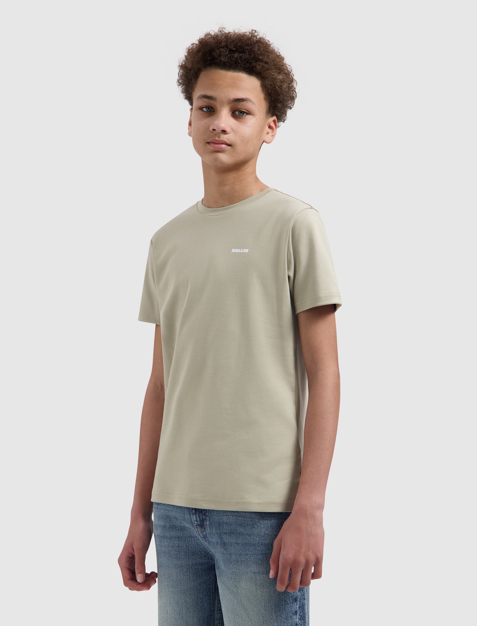 Junior Sunshine Square T-shirt | Taupe