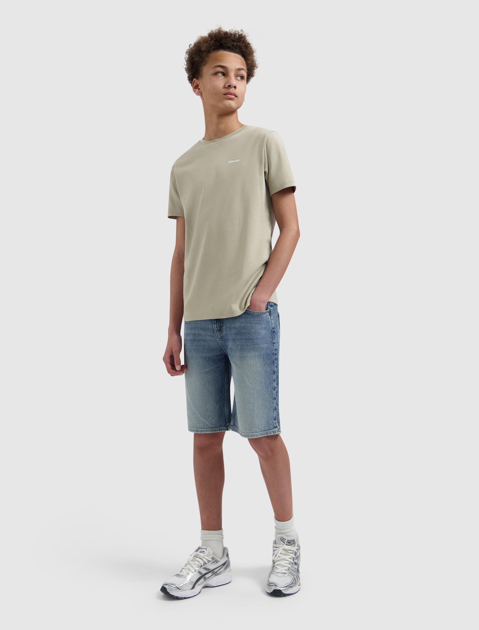 Junior Sunshine Square T-shirt | Taupe