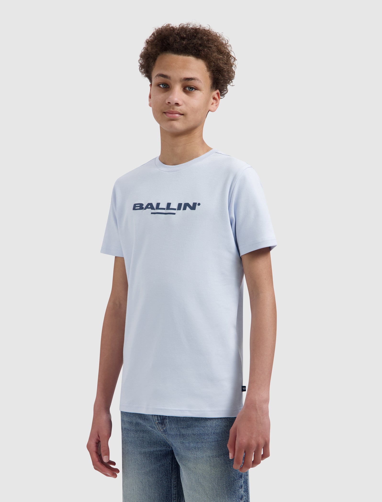 Junior Original Logo T-shirt | Light Blue