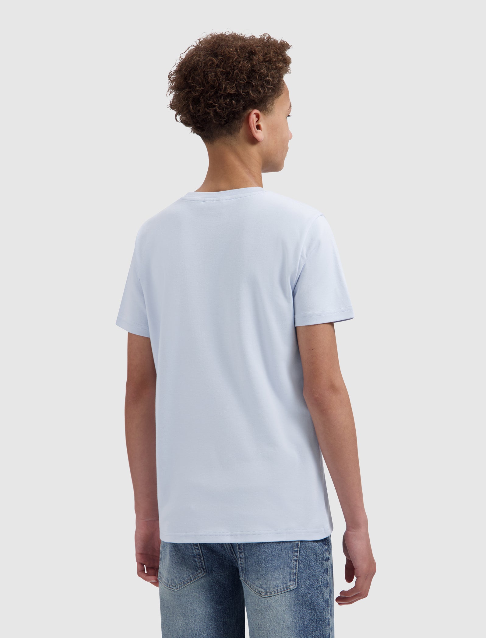 Junior Original Logo T-shirt | Light Blue