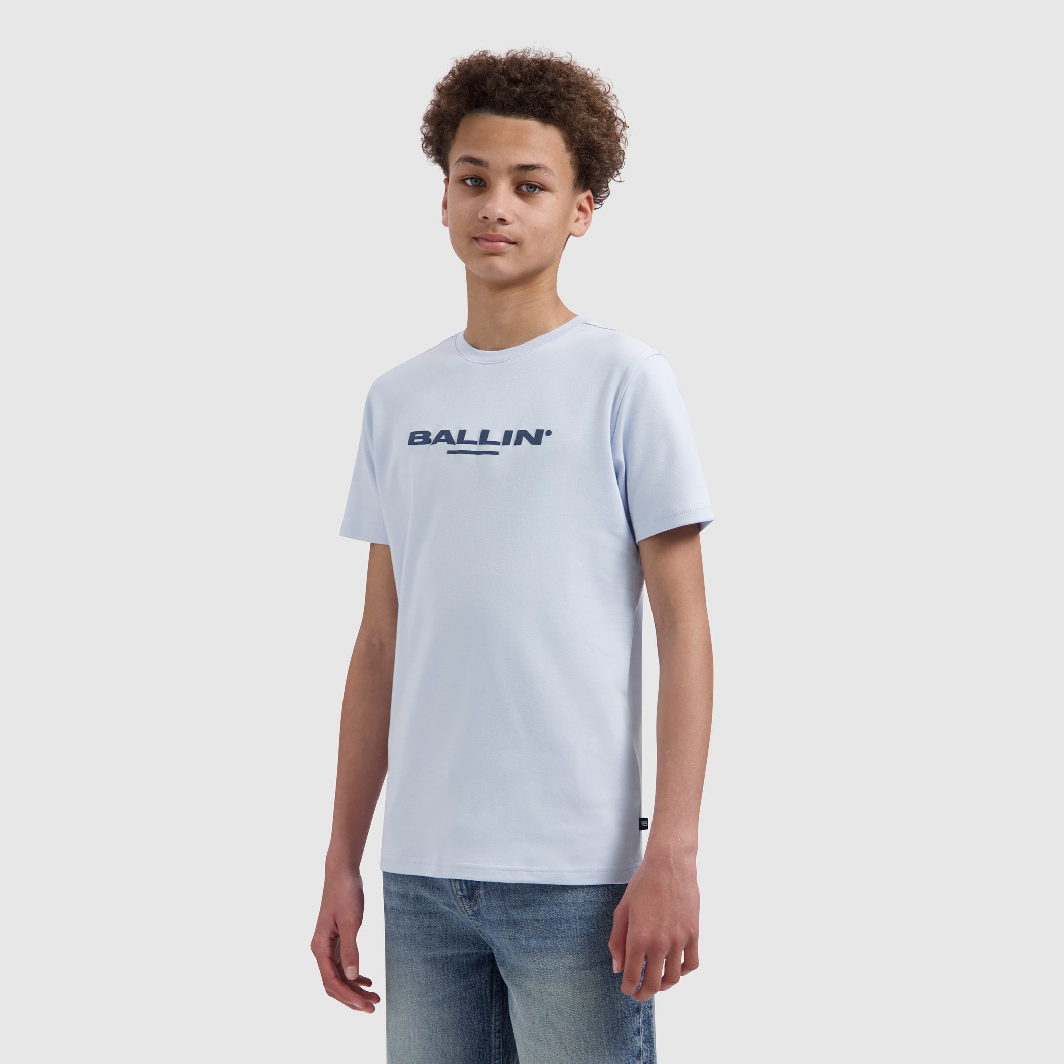 Junior Original Logo T-shirt | Light Blue