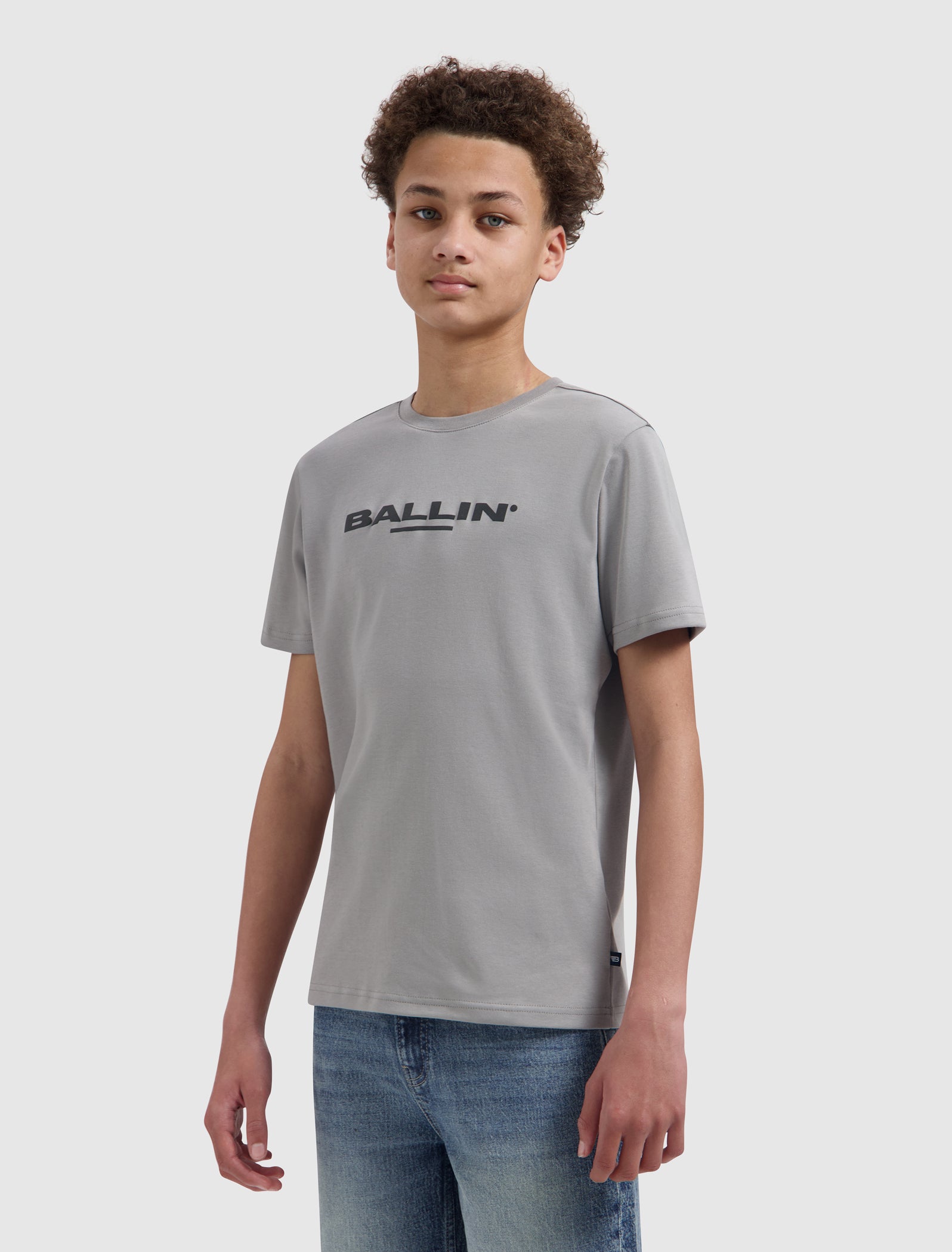 Junior Original Logo T-shirt | Elephant Grey