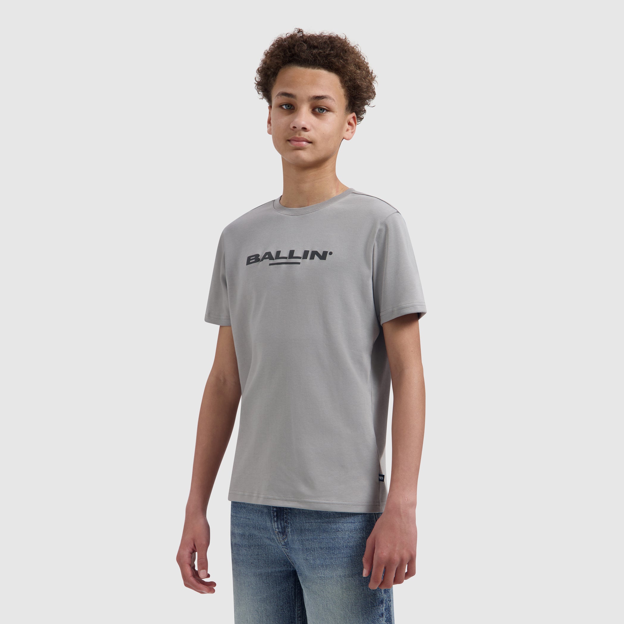Junior Original Logo T-shirt | Elephant Grey