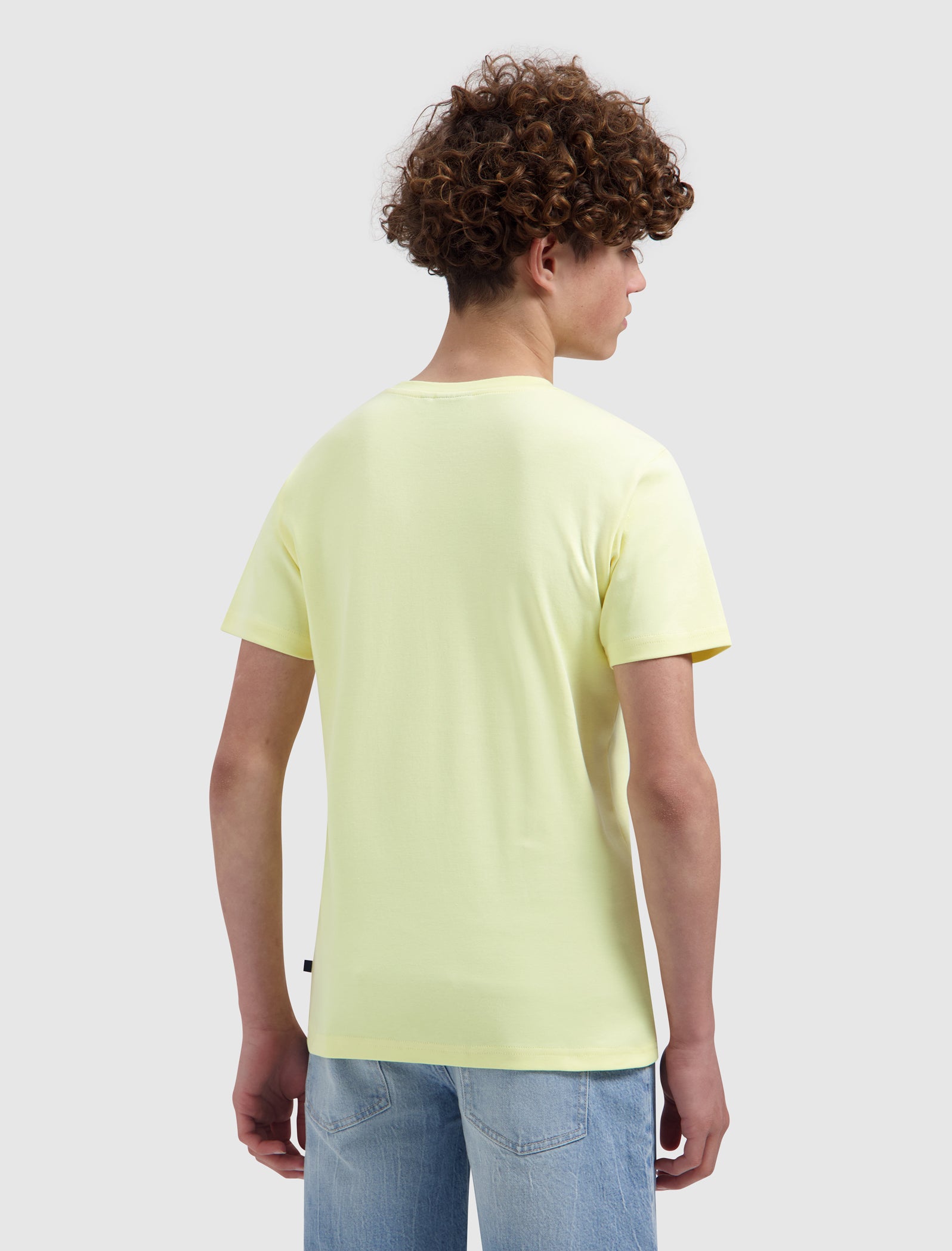 Junior Calligraphy Logo T-shirt | Yellow