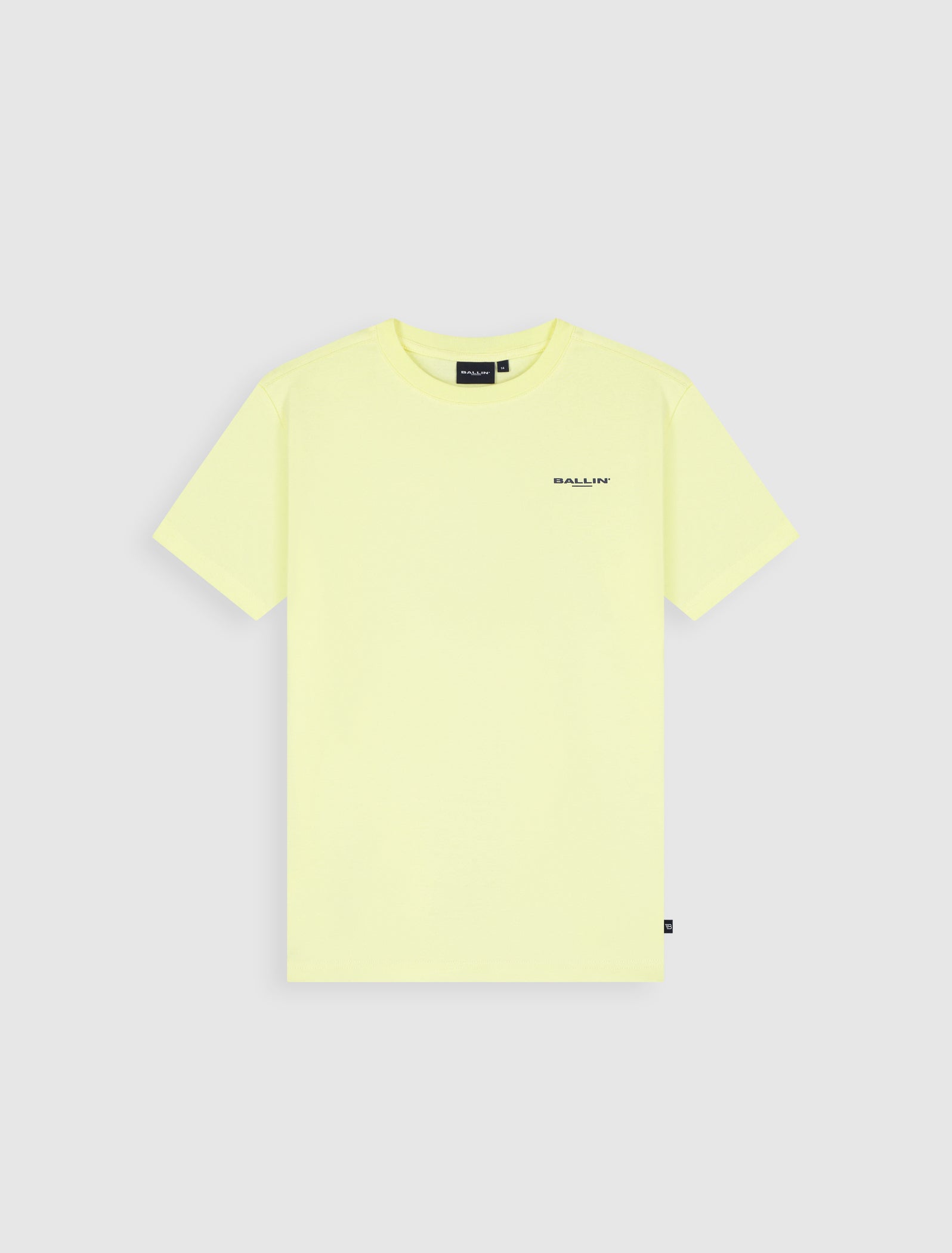 Junior Stacked Logo Sketch T-shirt | Yellow