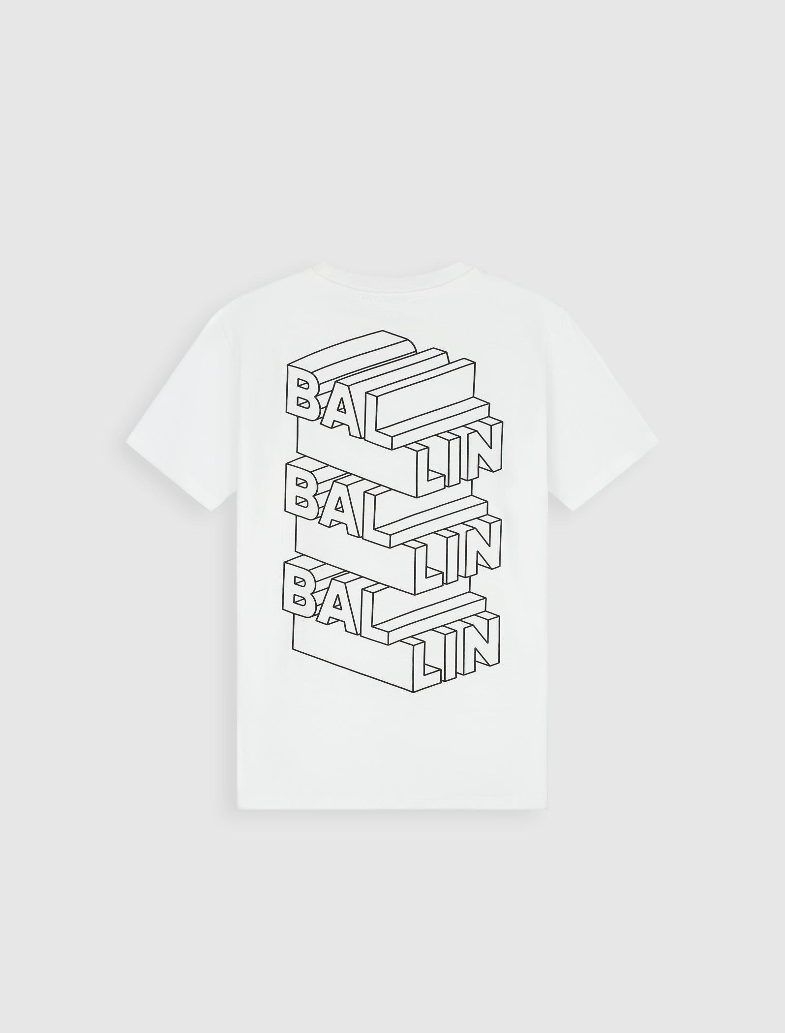 Junior Stacked Logo Sketch T-shirt | Off White