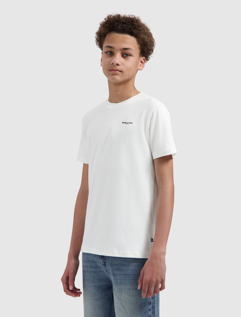 Junior Stacked Logo Sketch T-shirt | Off White