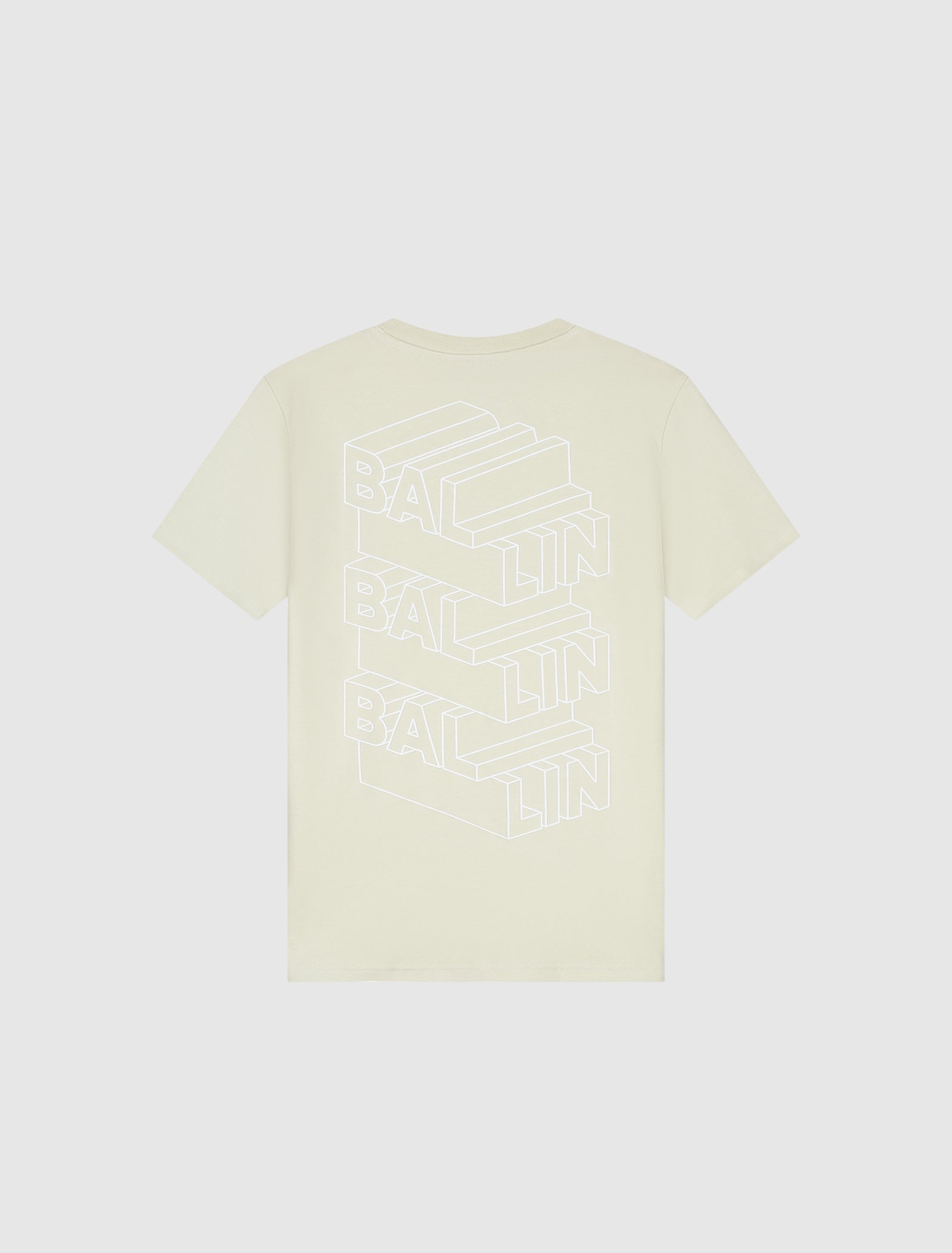 Junior Stacked Logo Sketch T-shirt | Sand