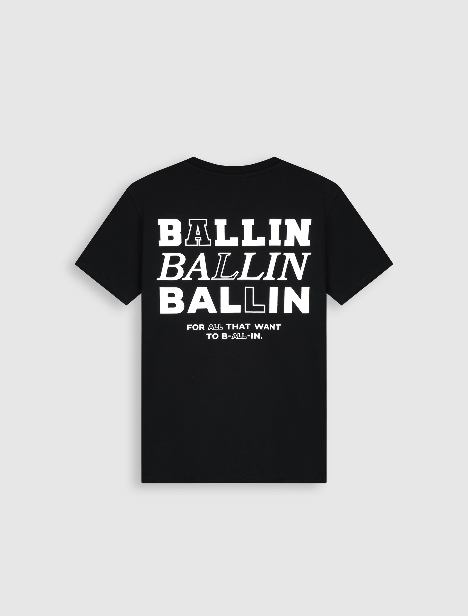 Junior Stacked Logo T-shirt | Black