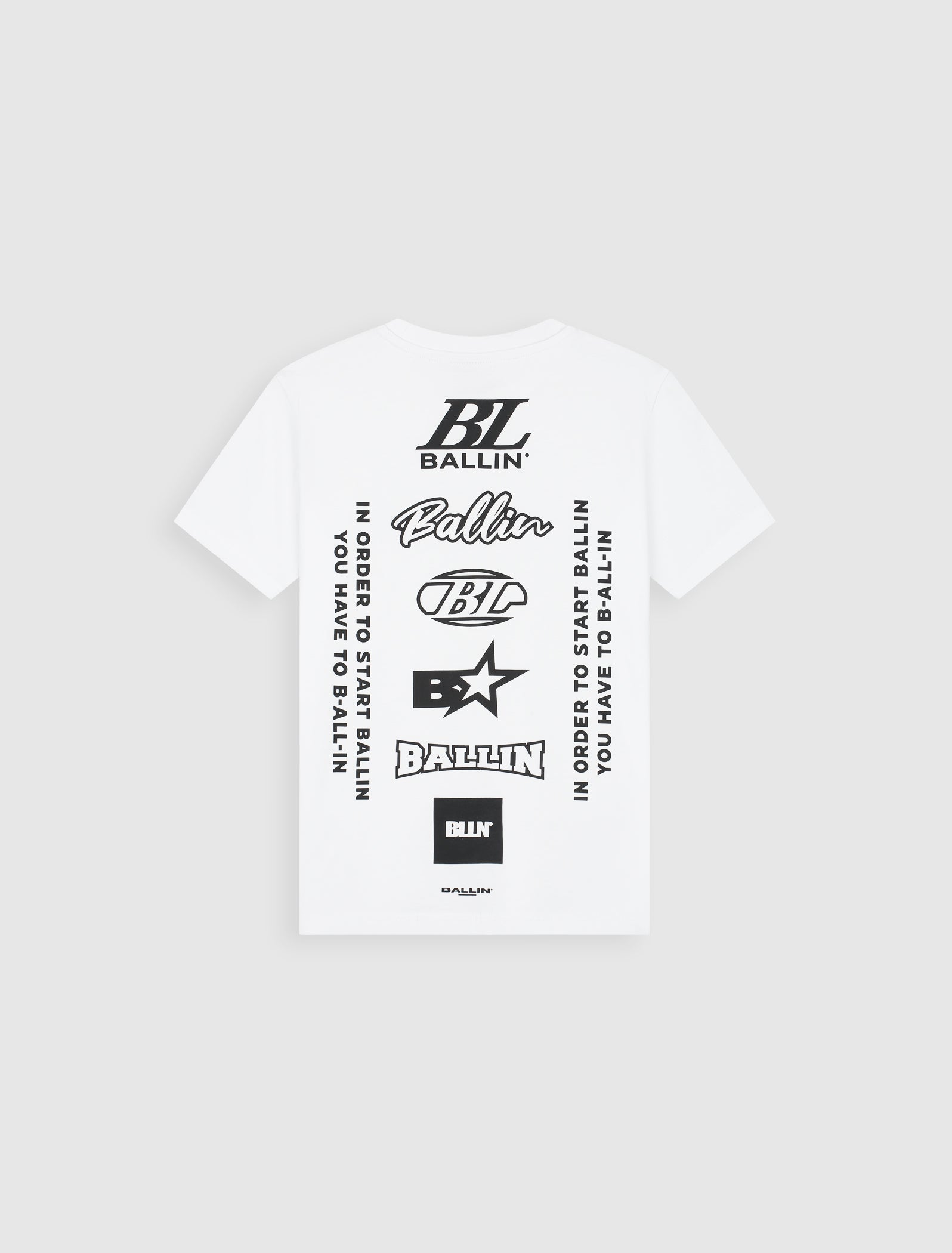 Junior Stacked Logo T-shirt | White