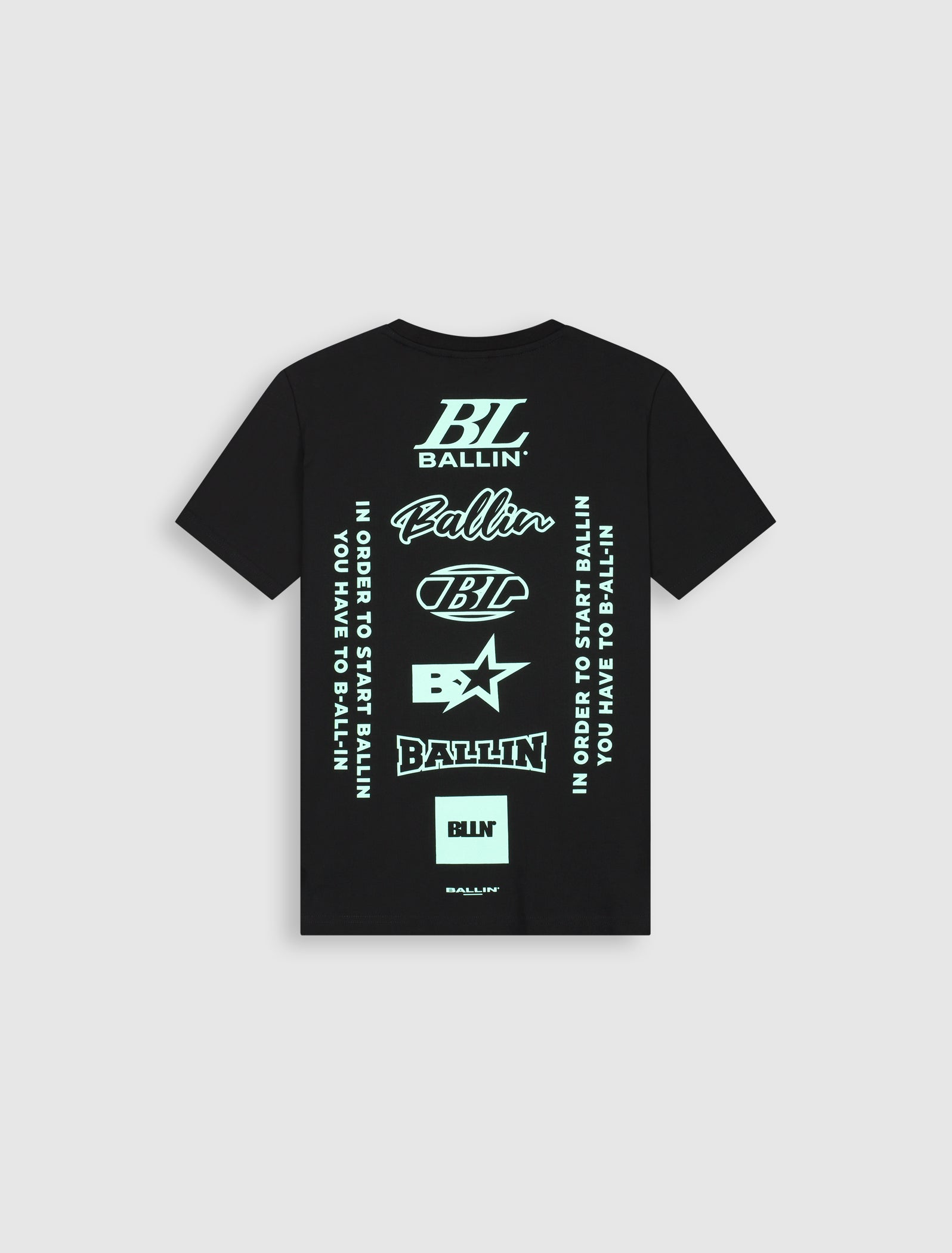 Junior Stacked Logo T-shirt | Black