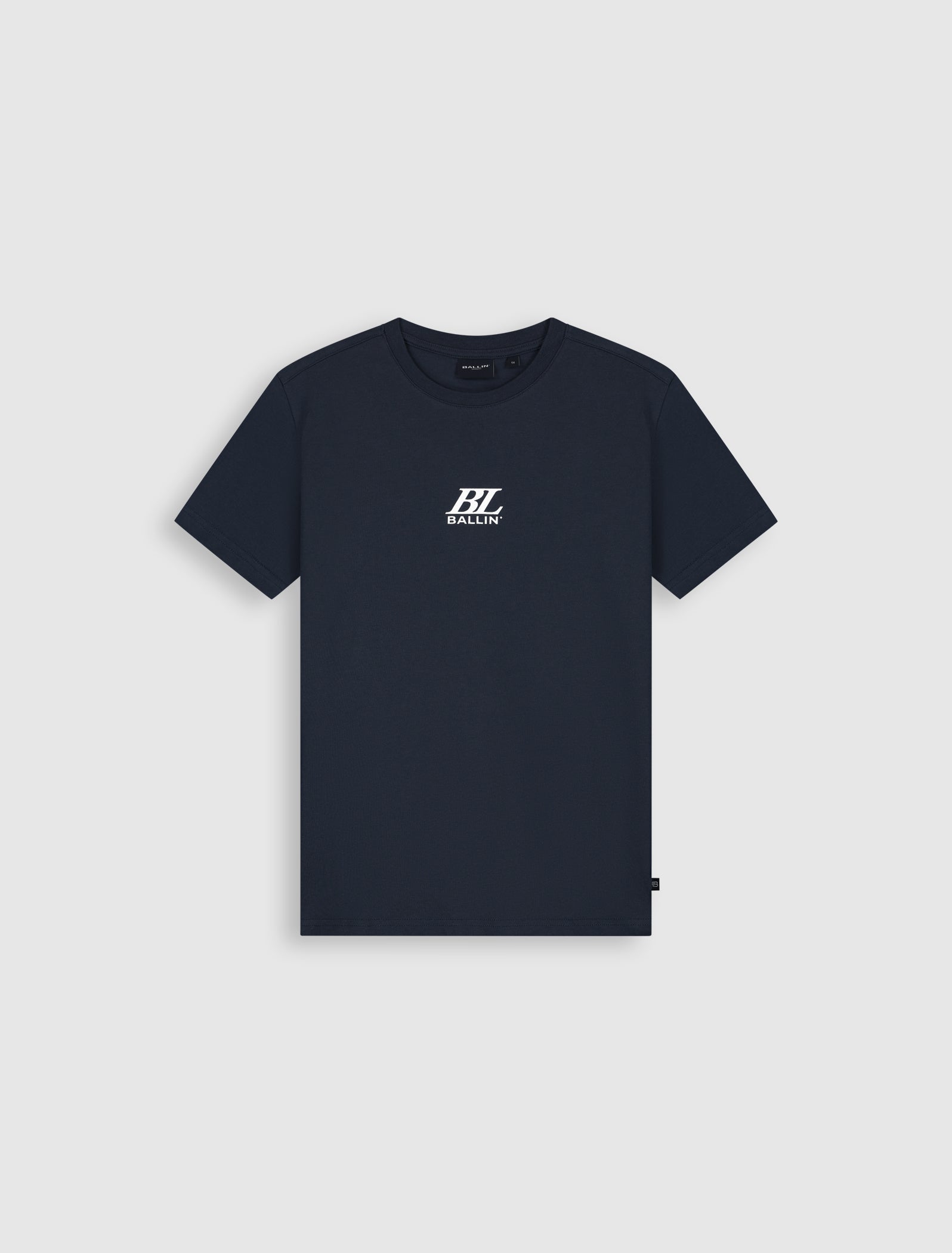 Junior Stacked Logo T-shirt | Navy