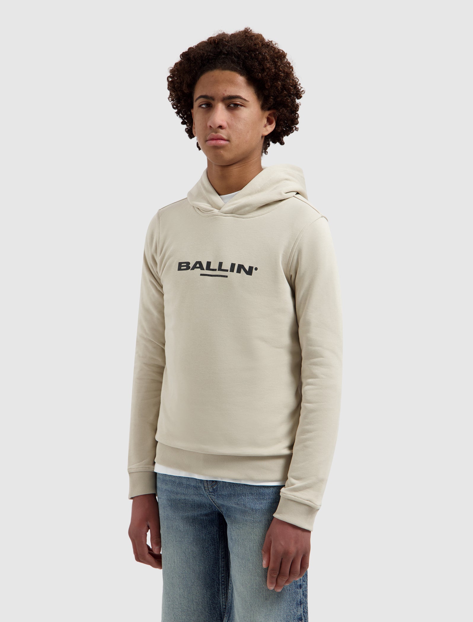 Junior Original Logo Hoodie | Sand