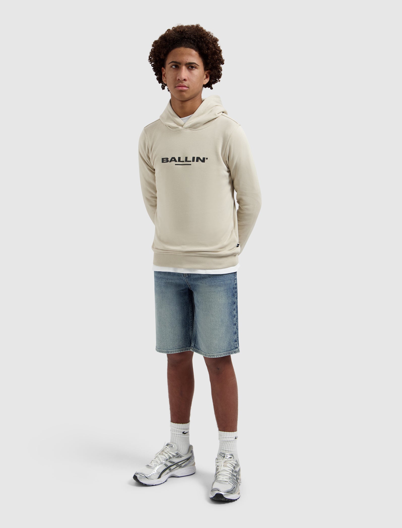 Junior Original Logo Hoodie | Sand