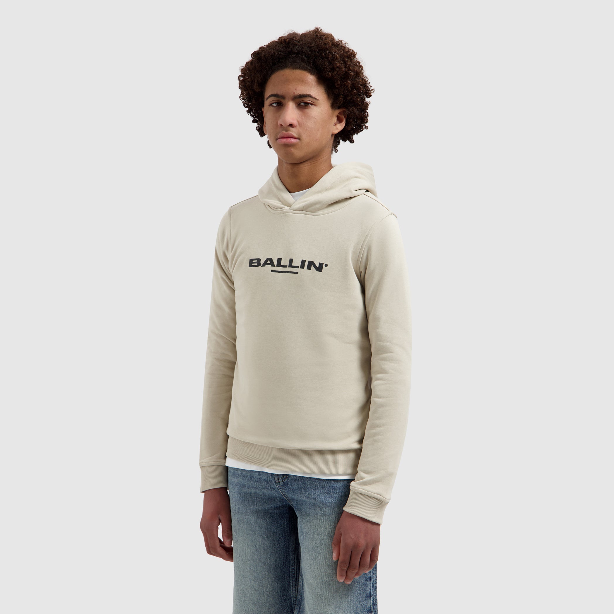 Junior Original Logo Hoodie | Sand