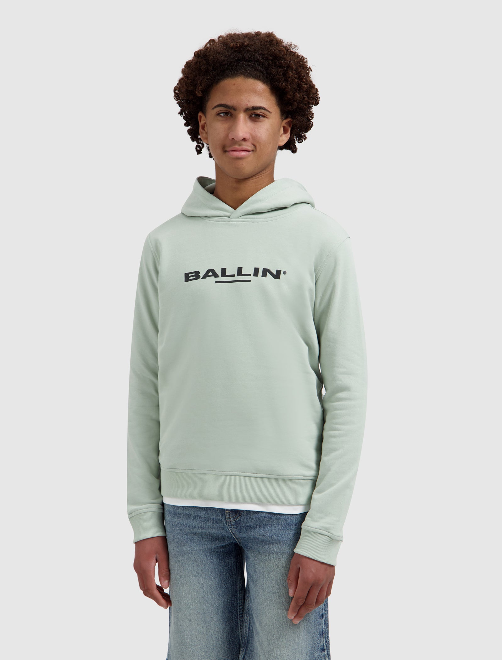 Junior Original Logo Hoodie | Leaf Green