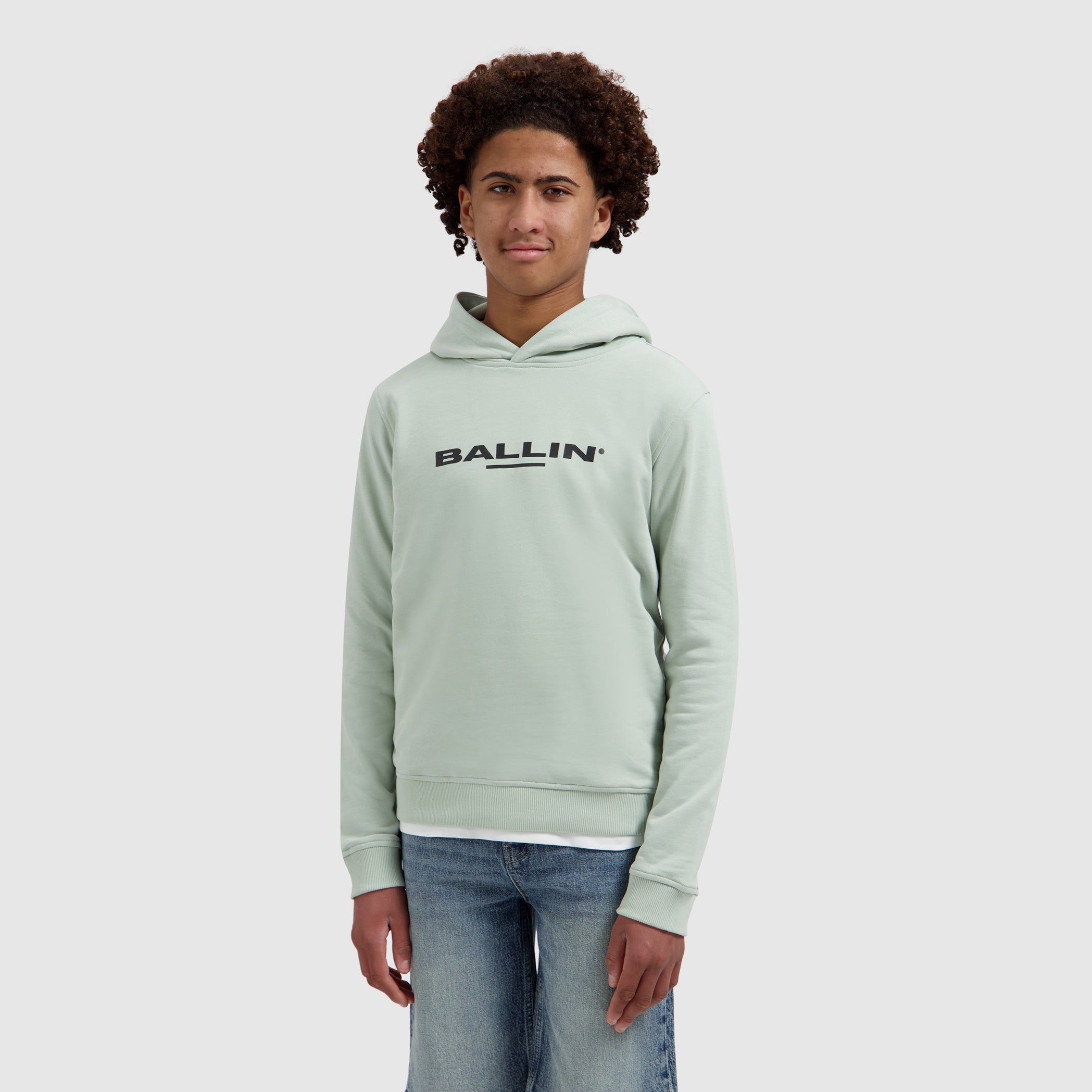 Junior Original Logo Hoodie | Leaf Green