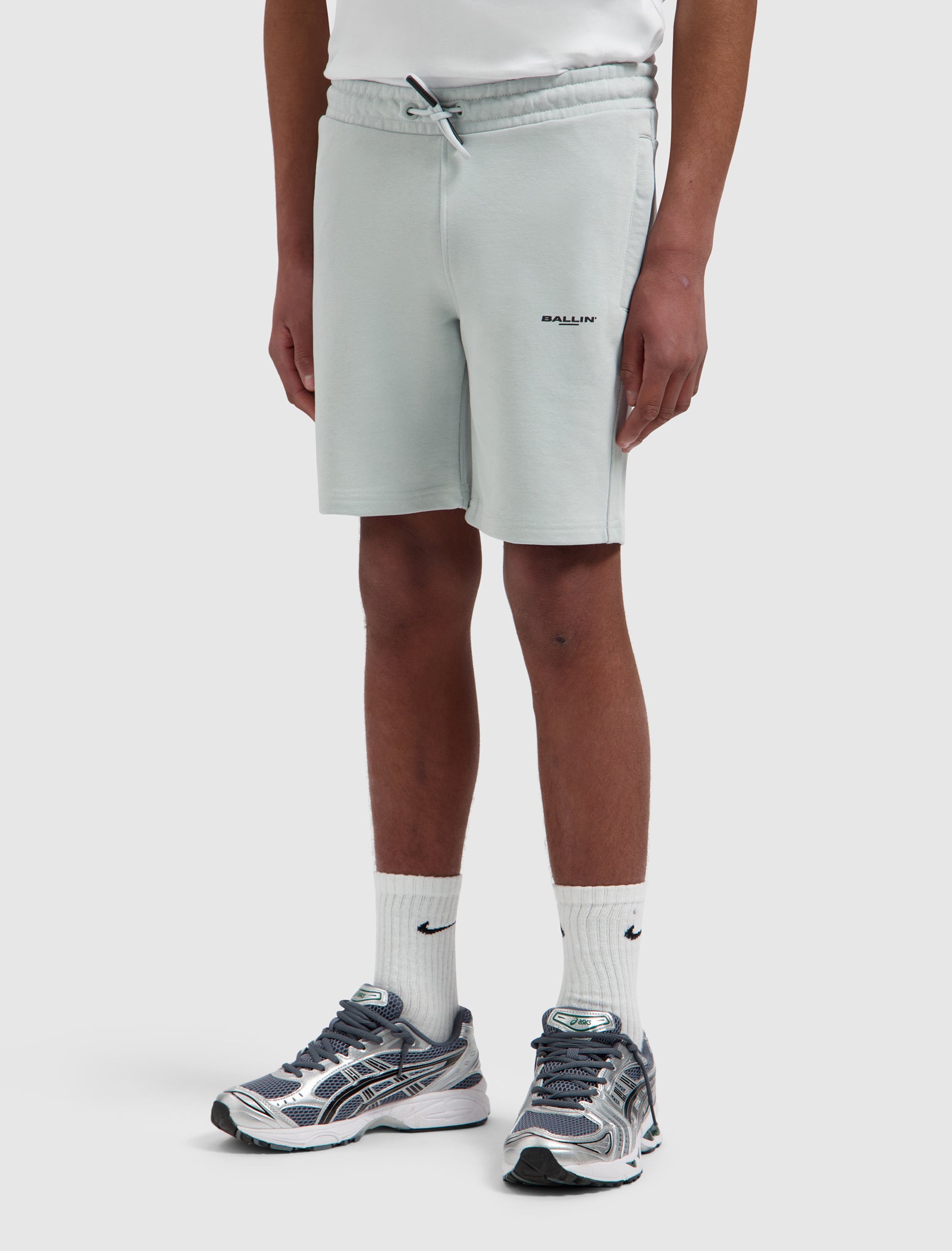 Junior Logo Sweatshort | Light Grey
