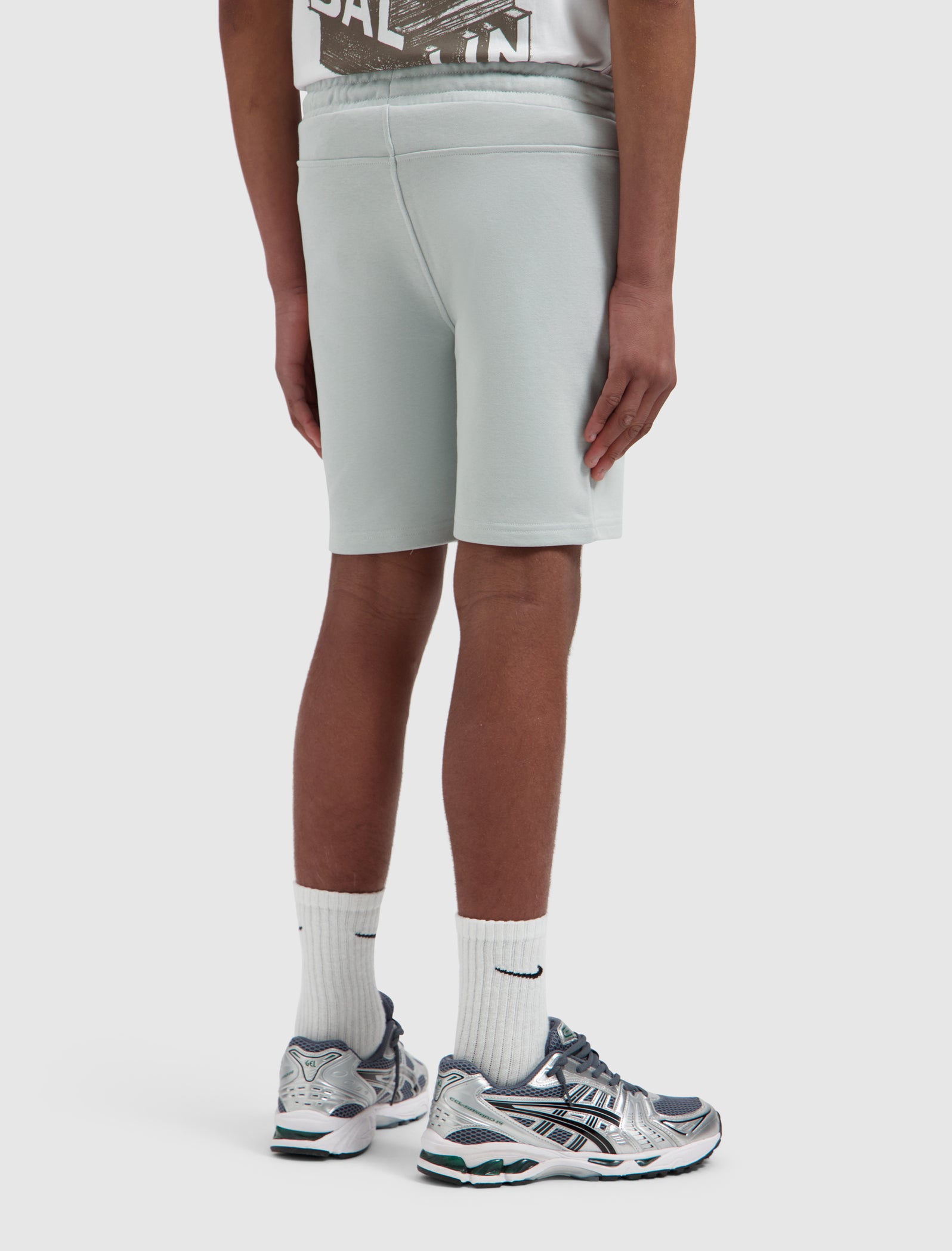 Junior Logo Sweatshort | Light Grey