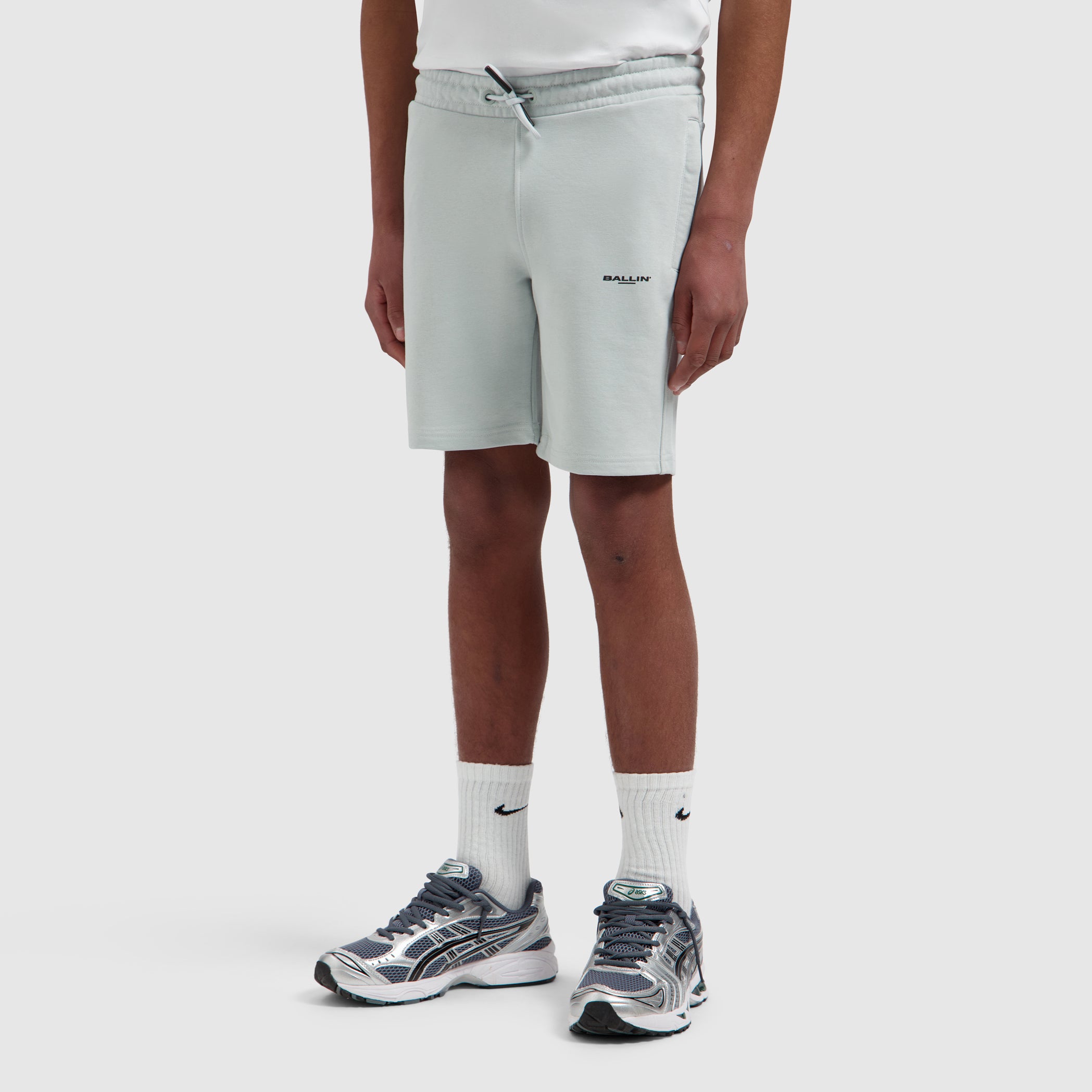 Junior Logo Sweatshort | Light Grey