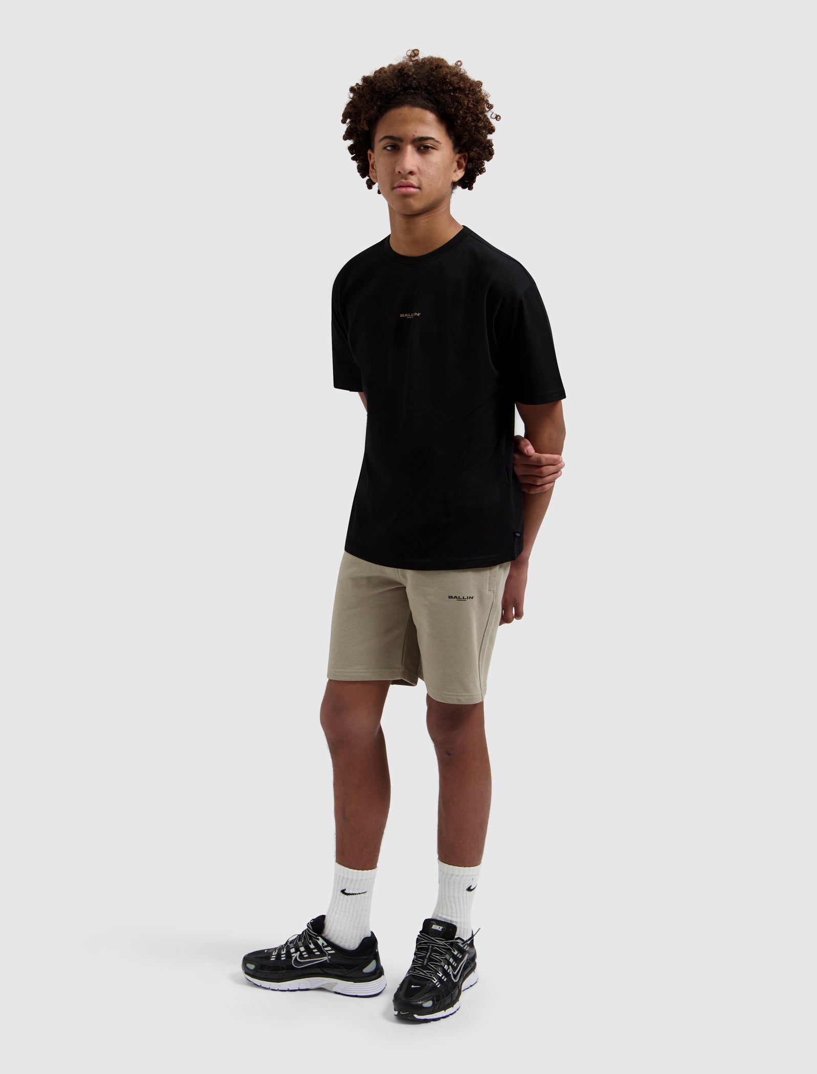 Junior Logo Sweatshort | Camel