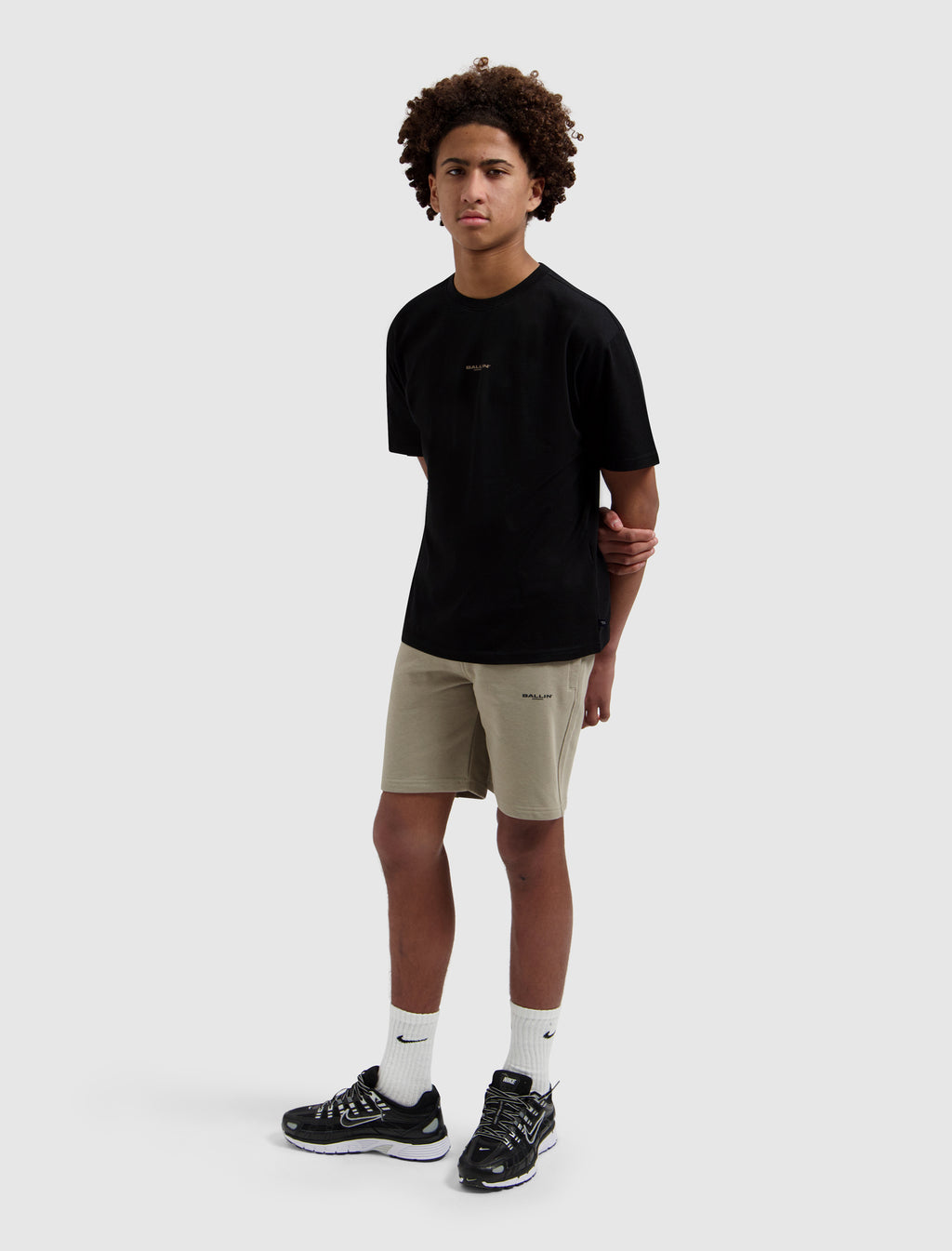 Junior Logo Sweatshort | Camel