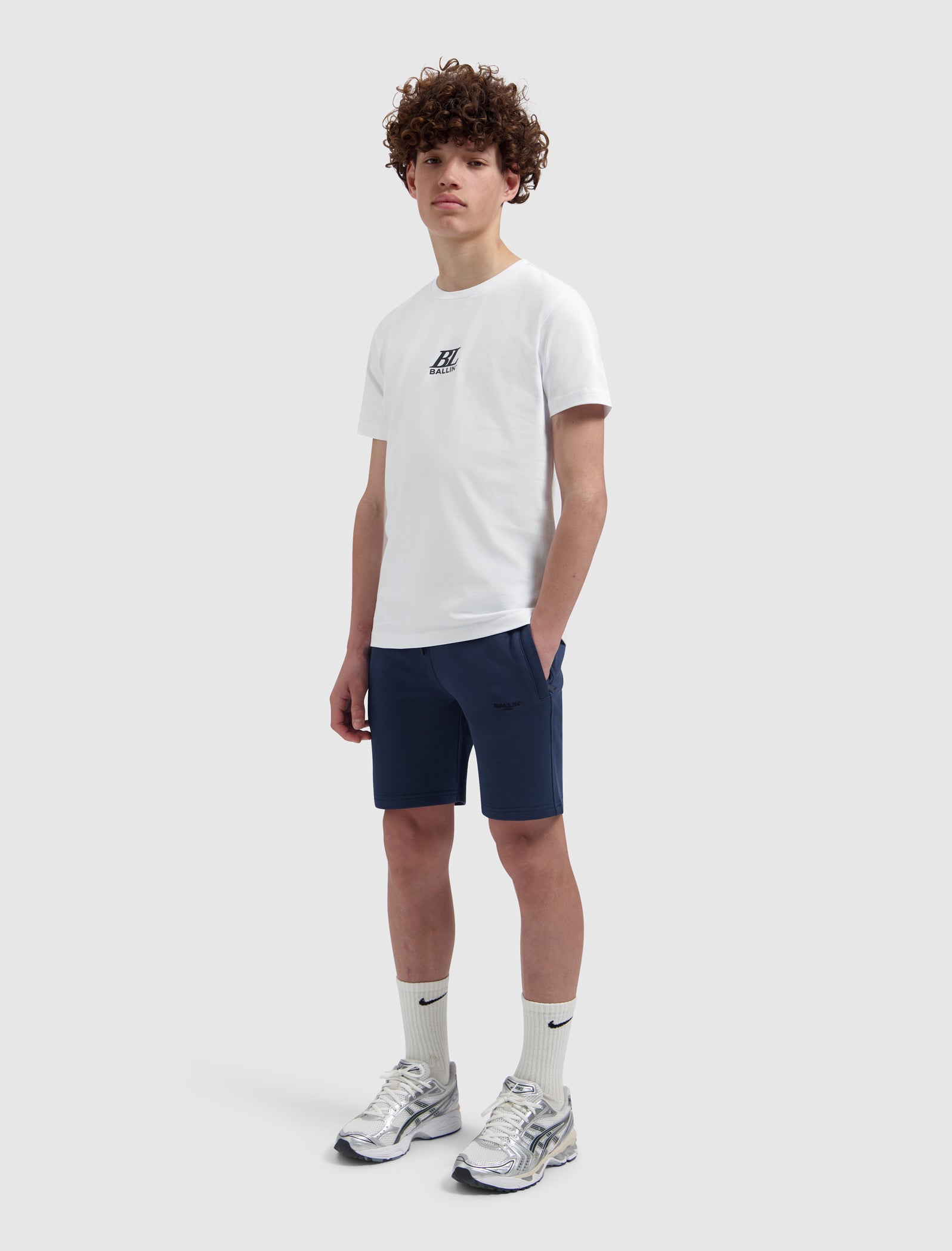 Junior Logo Sweatshort | Navy
