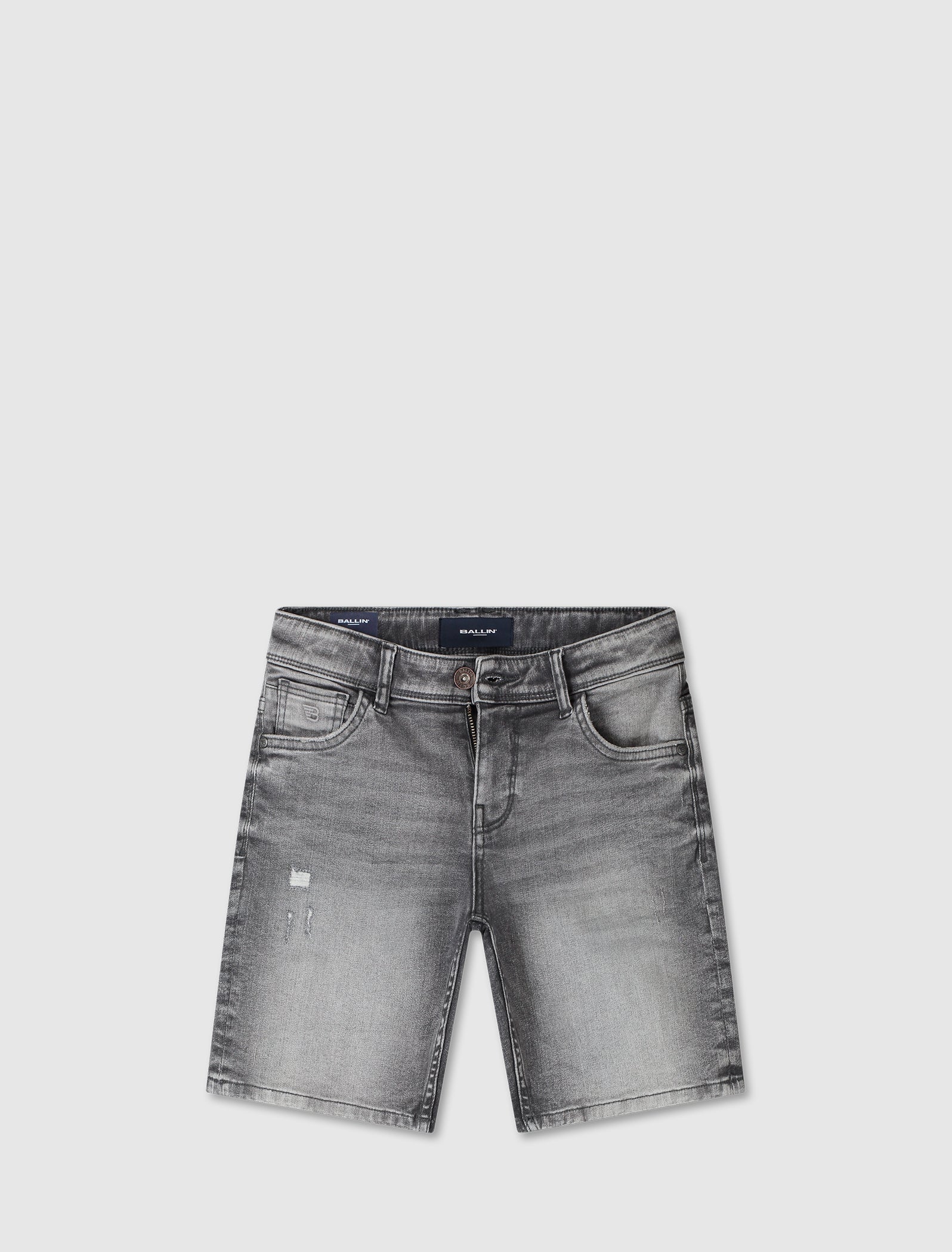 Junior Jaxx Regular Fit Shorts | Denim Dark Grey
