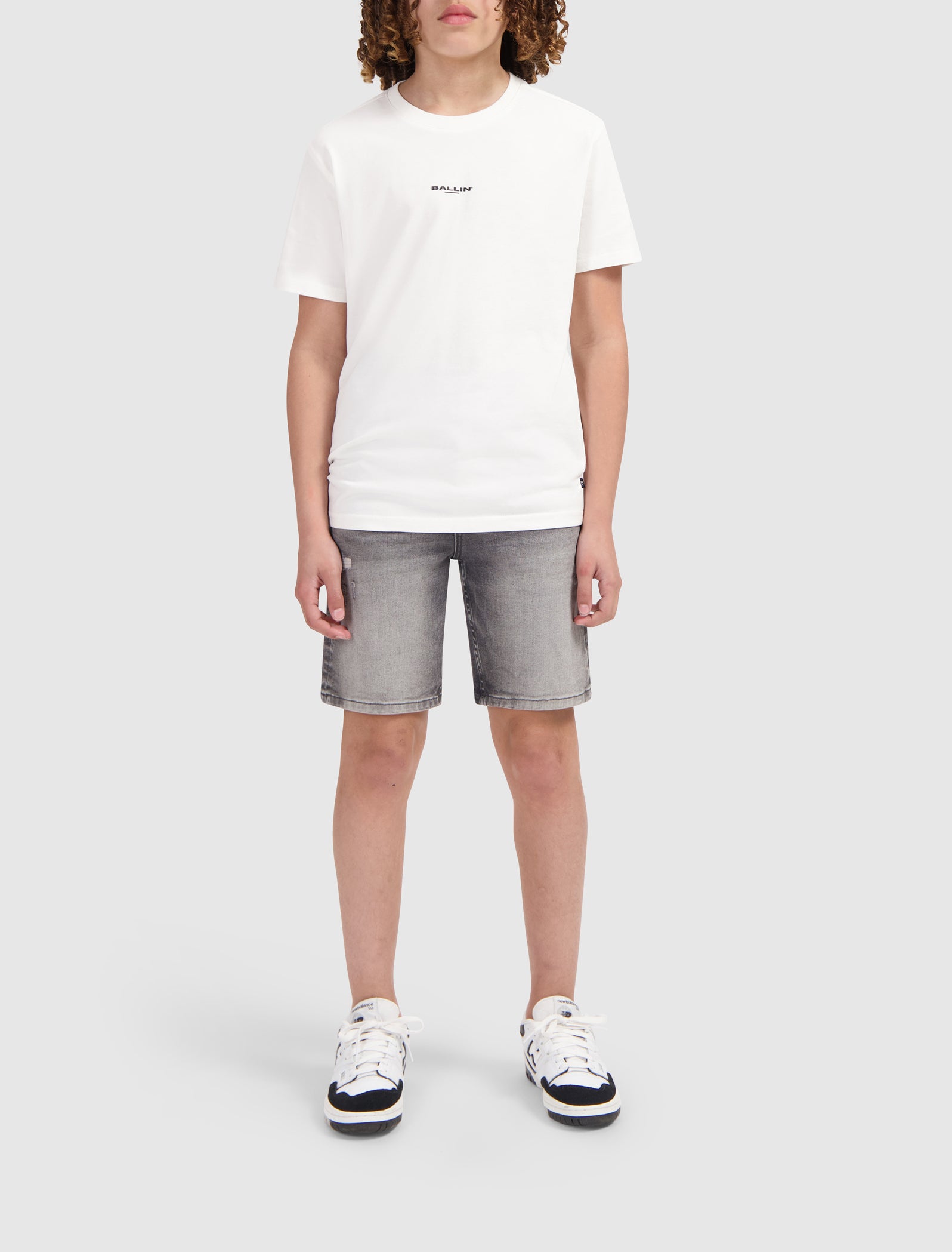 Junior Jaxx Regular Fit Shorts | Denim Dark Grey