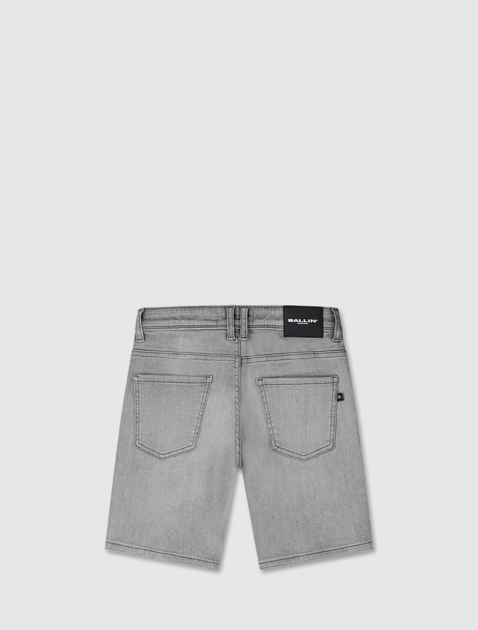 Junior Jaxx Regular Fit Shorts | Denim Light Grey
