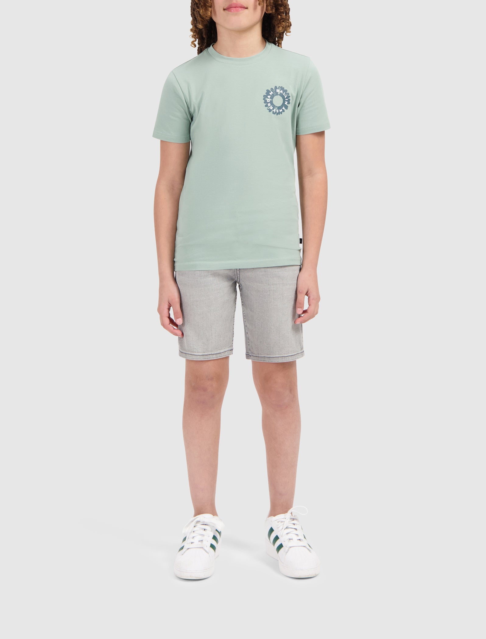 Junior Jaxx Regular Fit Shorts | Denim Light Grey
