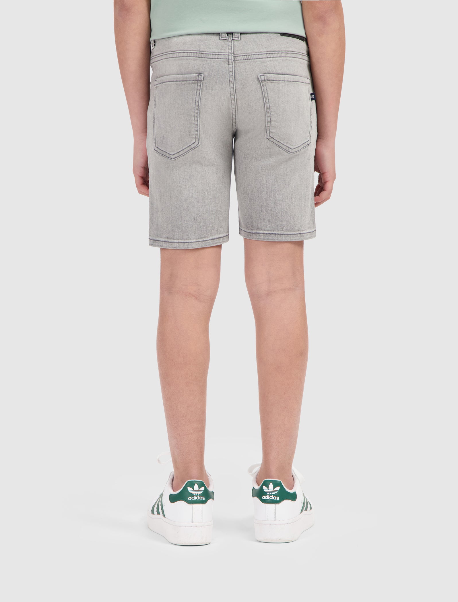 Junior Jaxx Regular Fit Shorts | Denim Light Grey