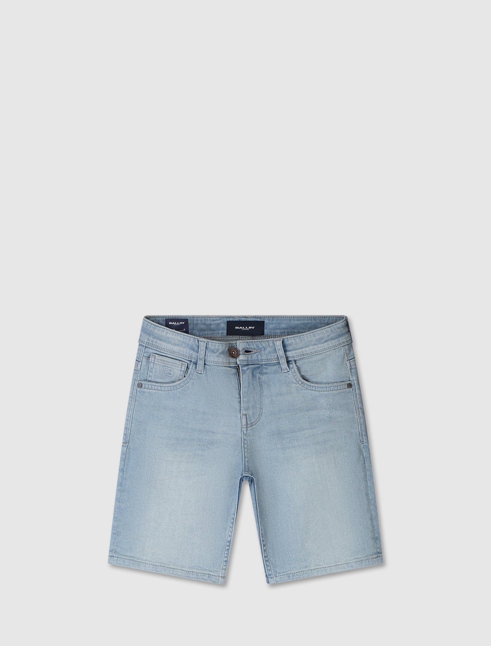 Junior Jaxx Regular Fit Shorts | Denim Light Blue