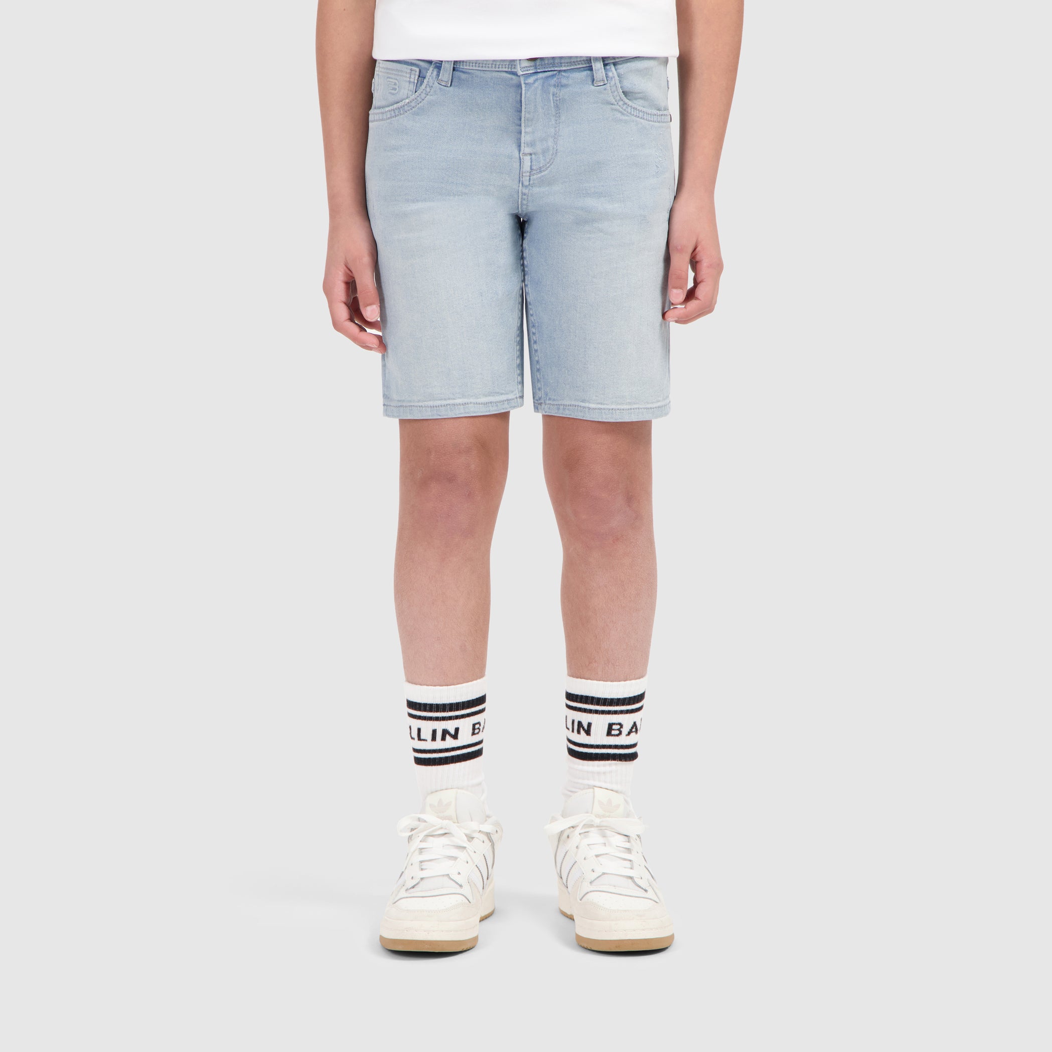 Junior Jaxx Regular Fit Shorts | Denim Light Blue