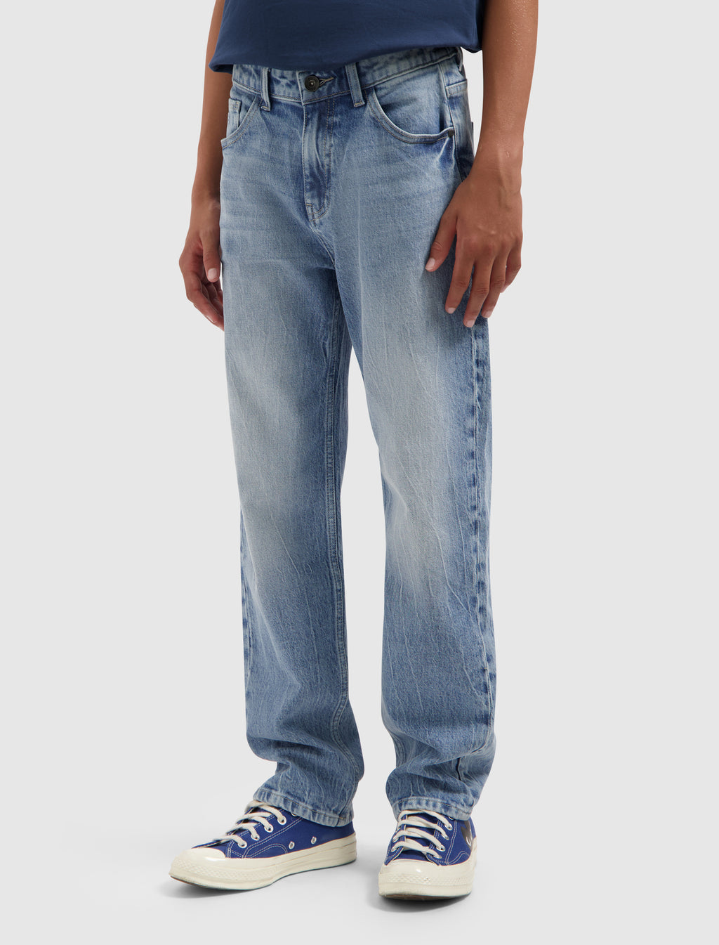 Junior The Luke Loose Jeans | Denim Mid Blue
