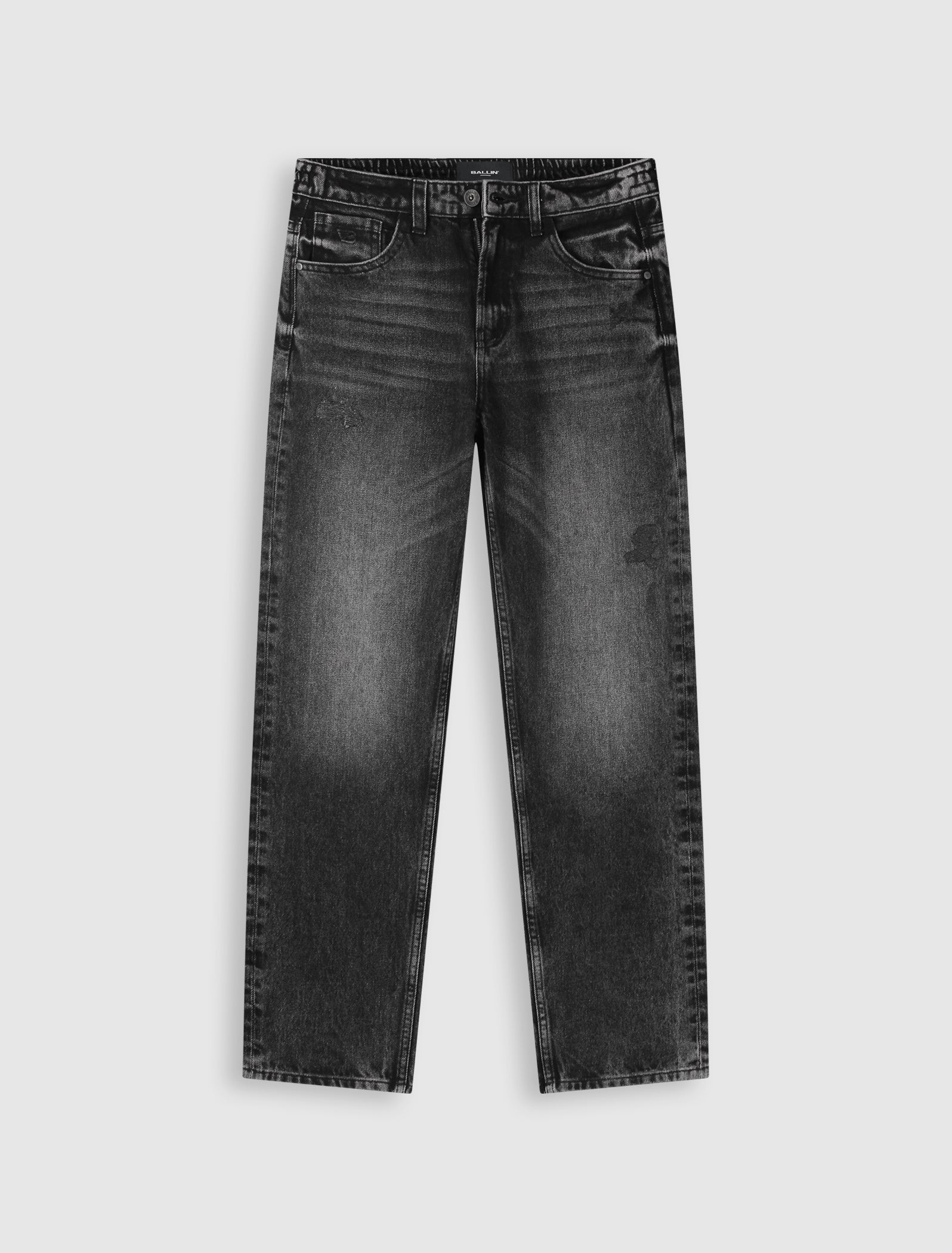Junior The Luke Loose Fit Jeans | Denim Dark Grey