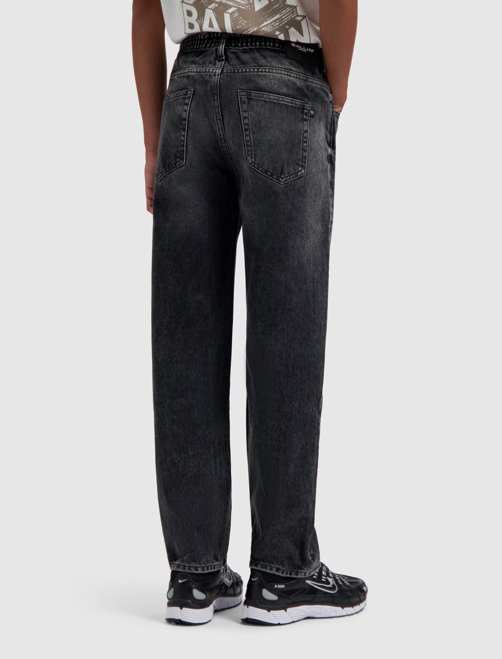 Junior The Luke Loose Fit Jeans | Denim Dark Grey
