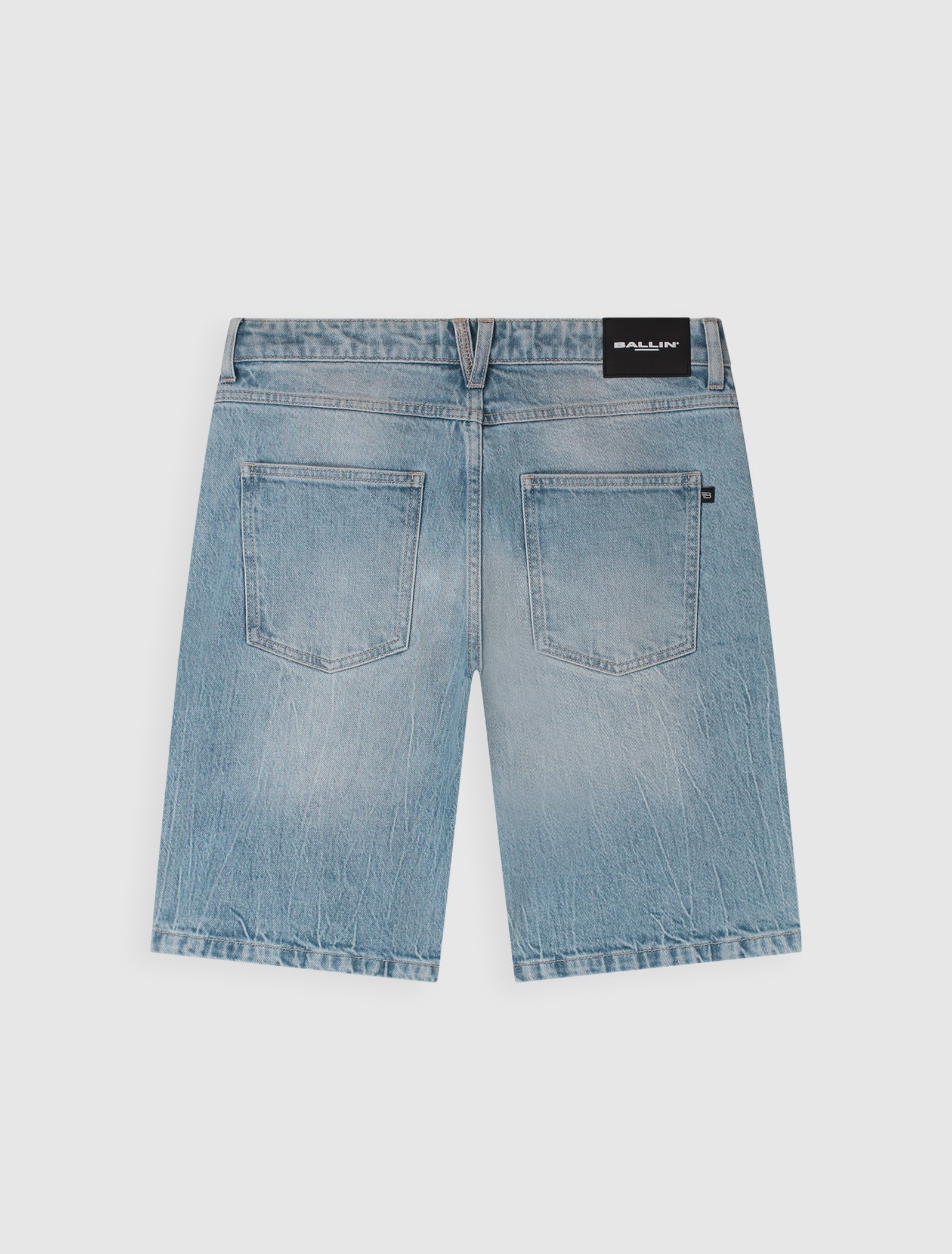 Junior The Kyle Loose Fit Short | Denim Mid Blue