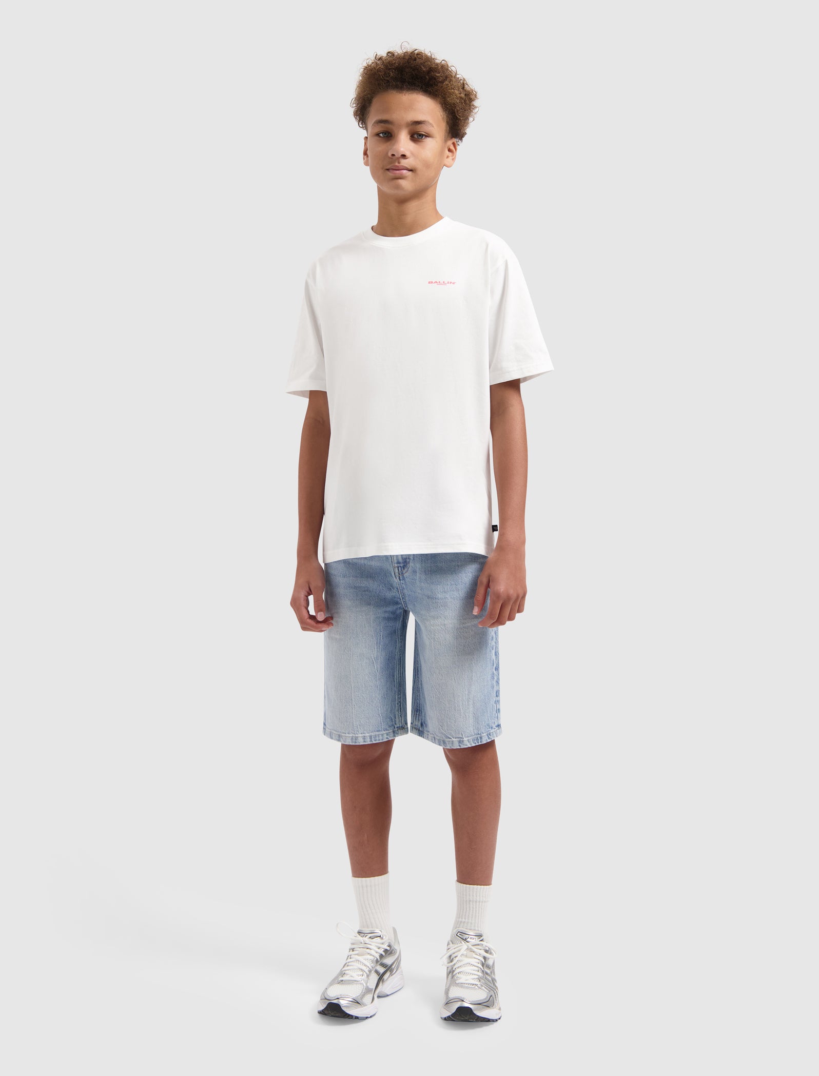 Junior The Kyle Loose Fit Short | Denim Mid Blue