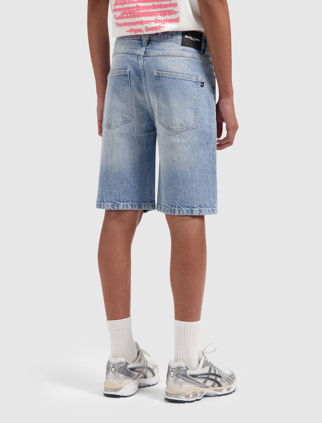 Junior The Kyle Loose Fit Short | Denim Mid Blue